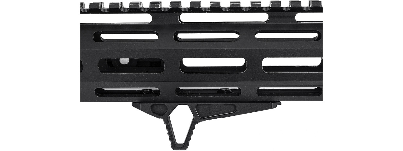 Ranger Armory Angled Hand-Stop for KeyMod and M-LOK (Color: Black)