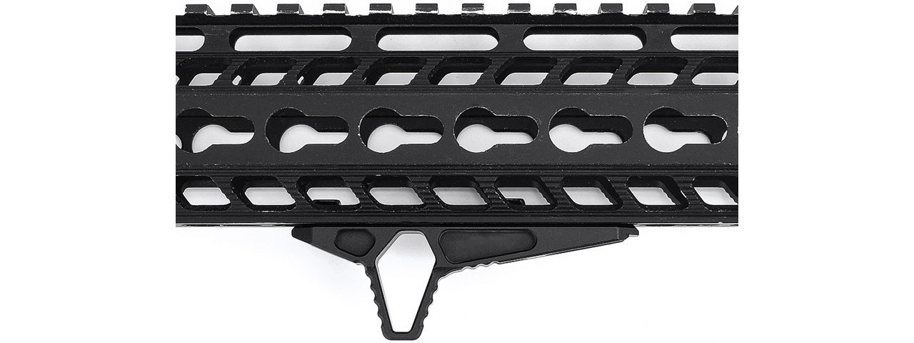 Ranger Armory Angled Hand-Stop for KeyMod and M-LOK (Color: Black)