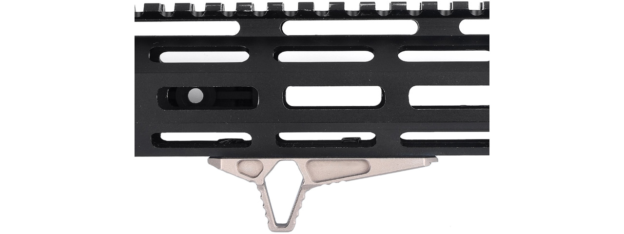 Ranger Armory Angled Hand-Stop for KeyMod and M-LOK (Color: Desert Earth)