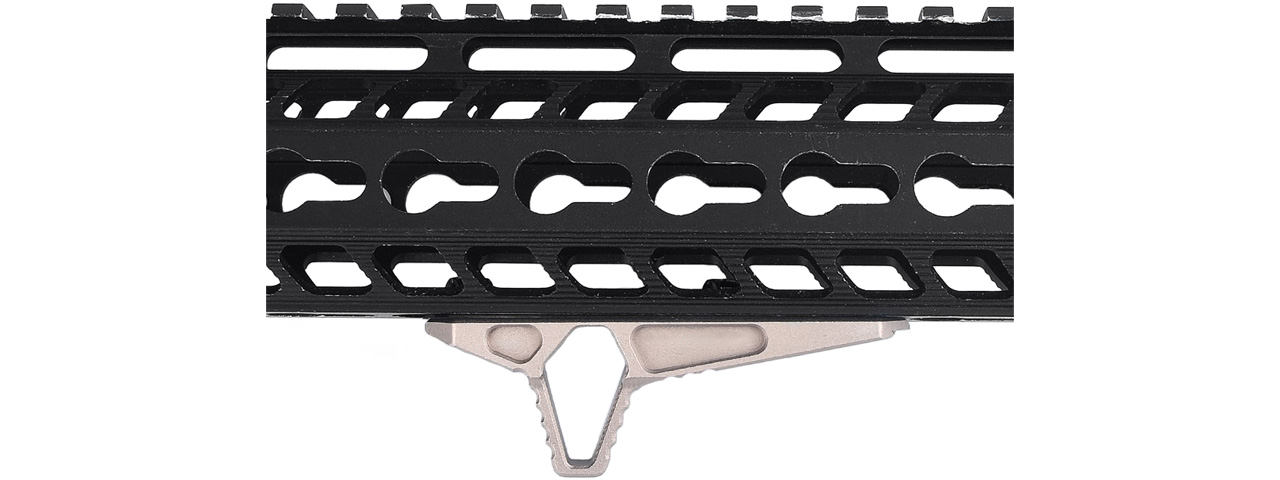 Ranger Armory Angled Hand-Stop for KeyMod and M-LOK (Color: Desert Earth)