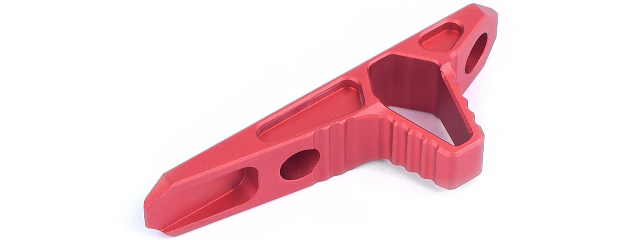 Ranger Armory Angled Hand-Stop for KeyMod and M-LOK (Color: Red) - Click Image to Close