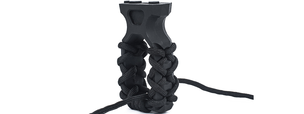 Ranger Armory Paracord Vertical Grip for KeyMod and M-LOK (Color: Black) - Click Image to Close