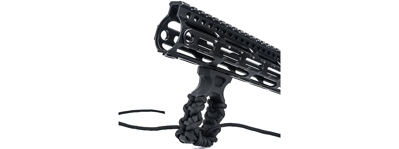 Ranger Armory Paracord Vertical Grip for KeyMod and M-LOK (Color: Black) - Click Image to Close