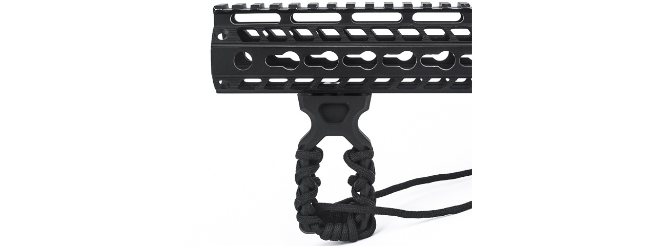 Ranger Armory Paracord Vertical Grip for KeyMod and M-LOK (Color: Black) - Click Image to Close