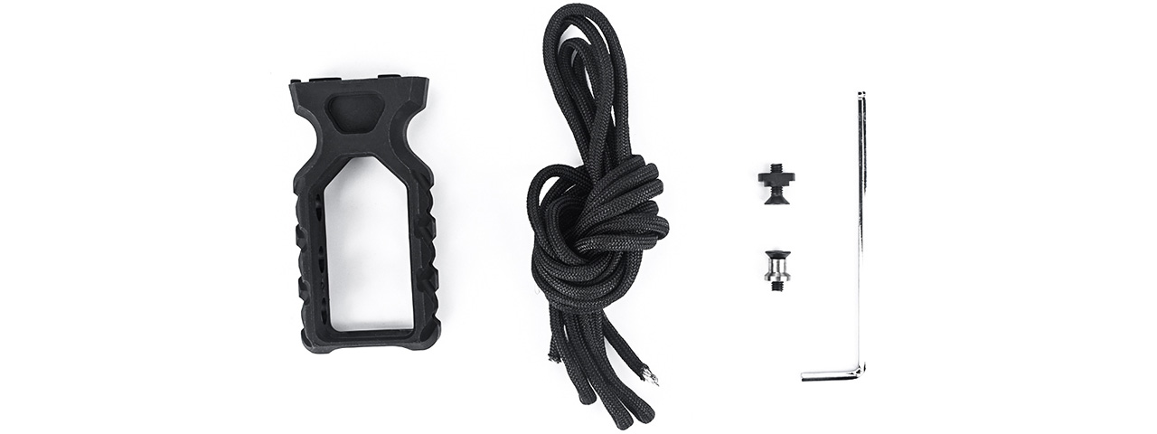 Ranger Armory Paracord Vertical Grip for KeyMod and M-LOK (Color: Black) - Click Image to Close