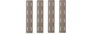 Ranger Armory M-LOK Rail Cover (Pack of 4 / Color: Tan)