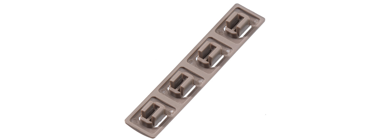 Ranger Armory M-LOK Rail Cover (Pack of 4 / Color: Tan) - Click Image to Close