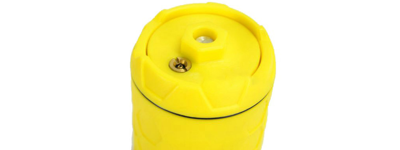 Z-Parts ERAZ Rotative 100 BBs Green Gas Airsoft Grenade (Color: Yellow) - Click Image to Close