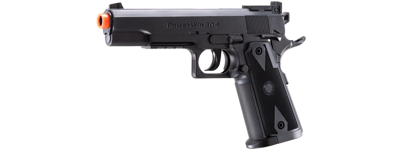 WG PowerWin 304B Non-Blowback CO2 1911 Airsoft Pistol (Color: Black) - Click Image to Close