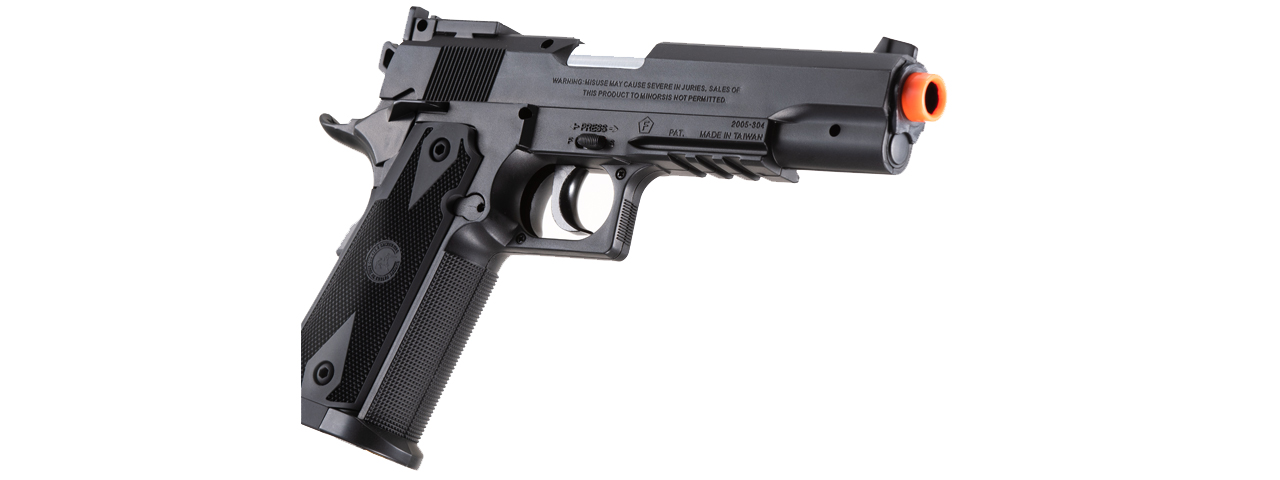 WG PowerWin 304B Non-Blowback CO2 1911 Airsoft Pistol (Color: Black) - Click Image to Close