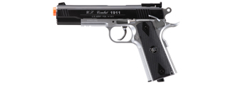 Win Gun Sport 1911 CO2 Non-Blowback Airsoft Pistol w/ Accessory Rail (Color: Black / Silver)