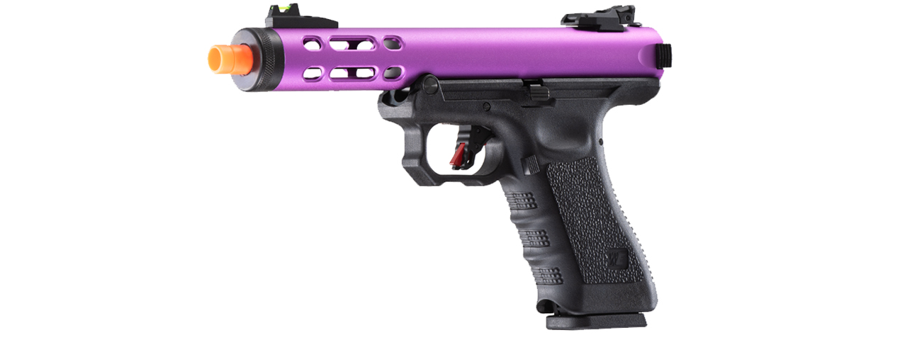 WE-Tech Galaxy G-Series Gas Blowback Airsoft Pistol (Color: Purple) - Click Image to Close