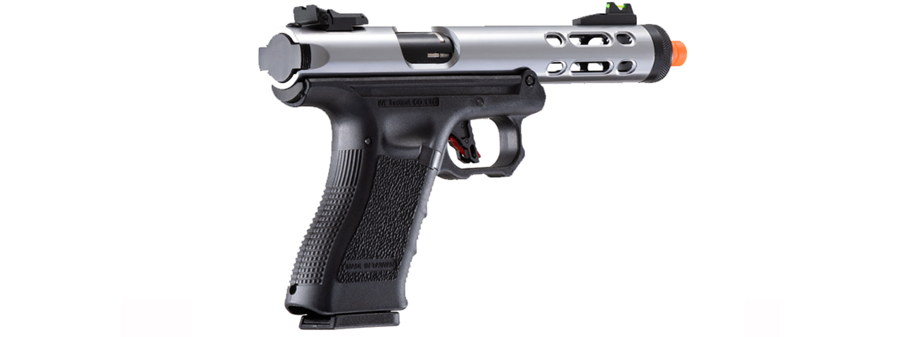 WE-Tech Galaxy G-Series Gas Blowback Airsoft Pistol (Color: Silver) - Click Image to Close