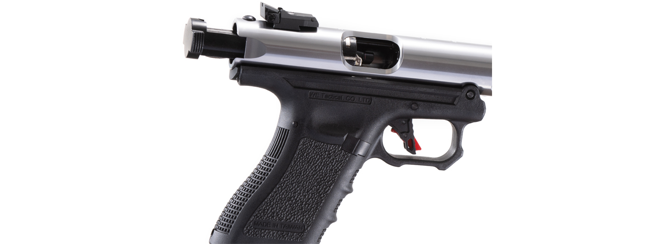 WE-Tech Galaxy G-Series Gas Blowback Airsoft Pistol (Color: Silver)