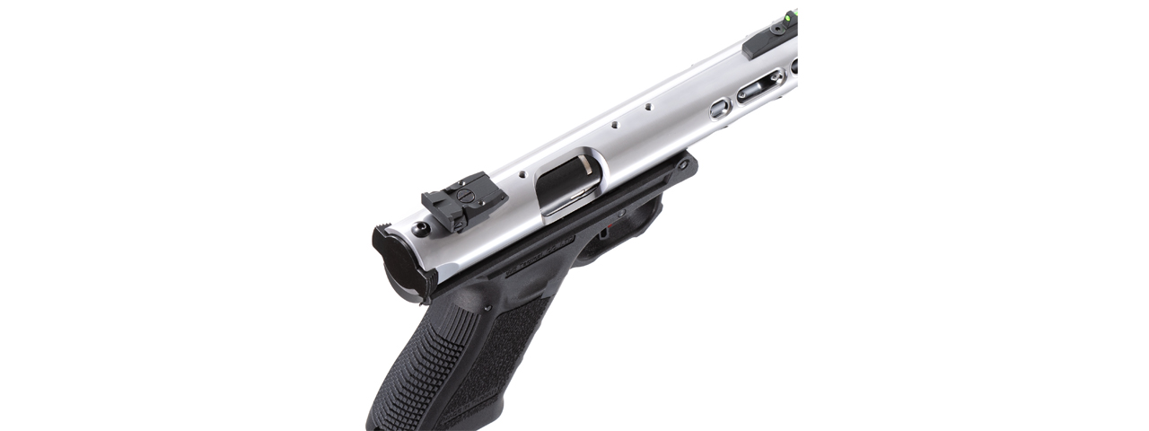 WE-Tech Galaxy G-Series Gas Blowback Airsoft Pistol (Color: Silver)