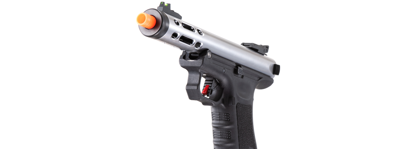 WE-Tech Galaxy G-Series Gas Blowback Airsoft Pistol (Color: Silver) - Click Image to Close