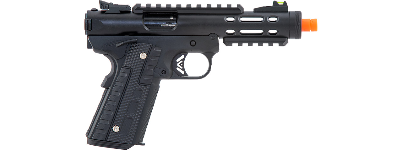 WE-Tech Galaxy 1911 Gas Blowback Airsoft Pistol (Color: Black Slide w/ Black Lower) - Click Image to Close