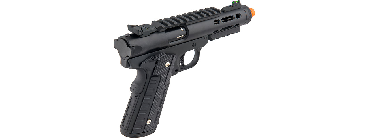 WE-Tech Galaxy 1911 Gas Blowback Airsoft Pistol (Color: Black Slide w/ Black Lower) - Click Image to Close