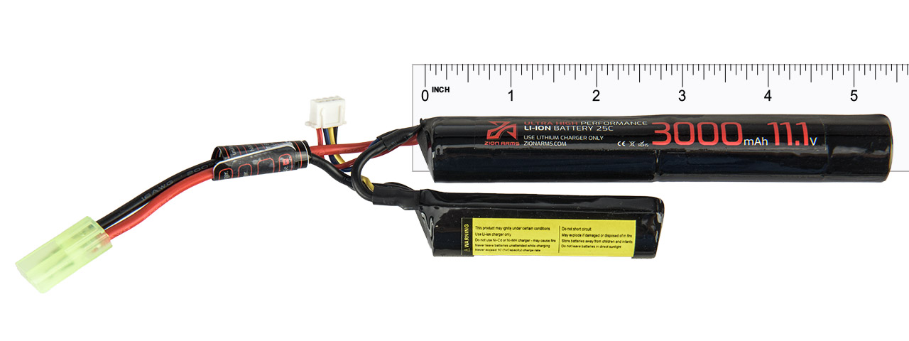 Zion Arms 11.1v 3000mAh Lithium-Ion Nunchuck Battery (Tamiya Connector)