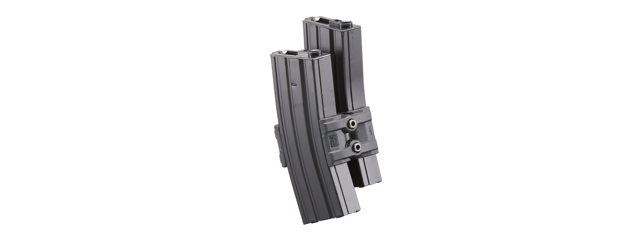 AMA Tactical PMag Double Magazine Link Clip (Color: Black) - Click Image to Close