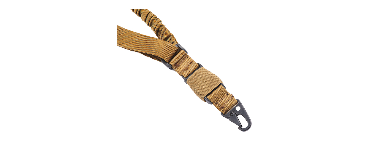 Diamond Tactical Viper 1-Point Airsoft Bungee Sling (Color: Tan) - Click Image to Close