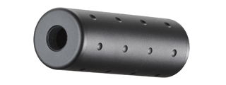 Atlas Custom Works 14mm Negative Zephyr Mock Suppressor (Color: Black)