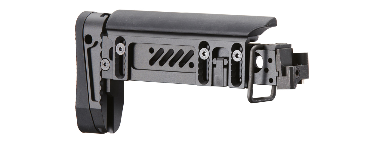 Atlas Custom Works PT-1 Side Folding Stock for E&L AK Series Airsoft Rifles (Color: Black) - Click Image to Close