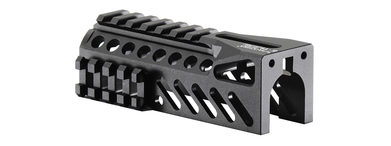 Atlas Custom Works B-11 Railed Handguard for AKS-74u Airsoft AEG Rifles (Color: Black)