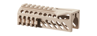 Atlas Custom Works AKS-74U B-11 Railed Handguard for DBoys, GHK, LCT Airsoft Rifles (Color: Desert Tan)