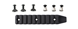 Atlas Custom Works 9 Slot Rail Segment for M-LOK & KeyMod Rails (Color: Black)