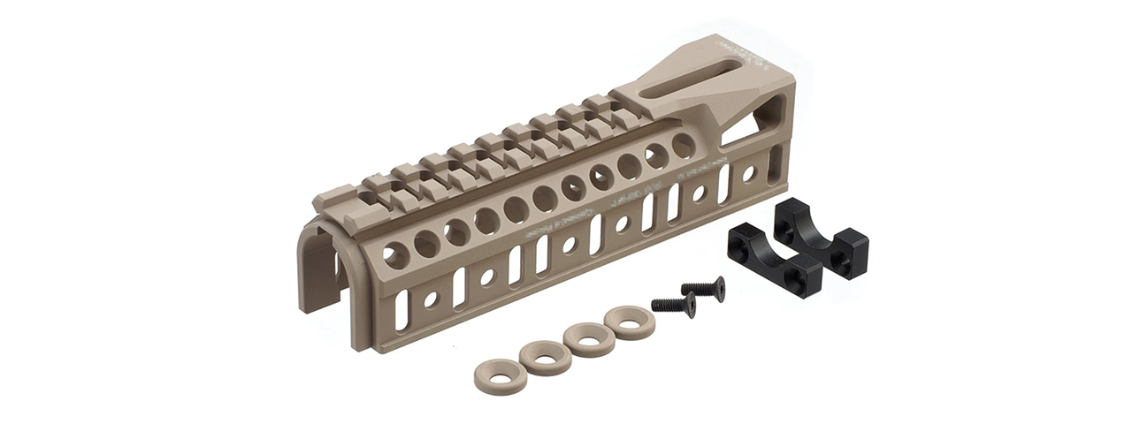 Atlas Custom Works B-10U Classic AK Railed Handguard for AK Series Airsoft AEG Rifles (Color: Desert Tan)