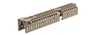 Atlas Custom Works B-30U Railed Handguard for AK Airsoft AEG Rifles (Color: Desert Tan)