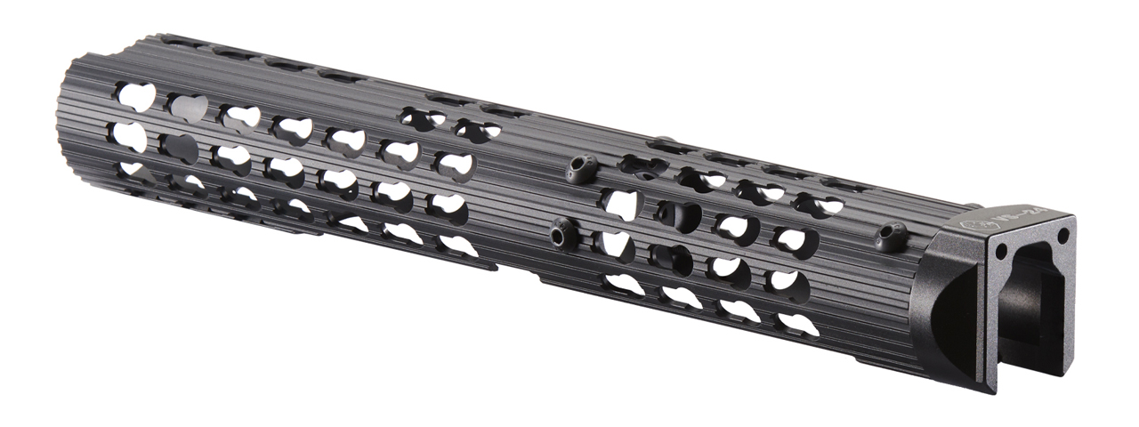 Atlas Custom Works VS-24 AK KeyMod Long Tubular Aluminum Handguard for CYMA (Color: Black)