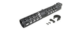 Atlas Custom Works VS-25 AK-105 Aluminum KeyMod Tubular Handguard for LCT, GHK, DB (Color: Black)