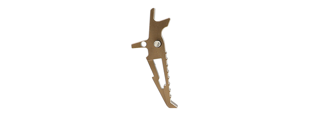 Atlas Custom Works CNC Aluminum Racing Trigger for M4 Airsoft AEG Rifles (Color: Flat Dark Earth)