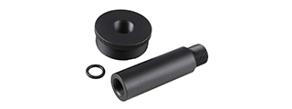 Atlas Custom Works Putnik Style Dummy Silencer to Tracer Adapter (Color: Black)