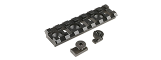 Atlas Custom Works B-2U Picatinny Rail Segment for M-LOK Rails (Color: Black)