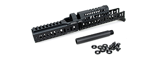 Atlas Custom Works Sport-3 Kit Rail for LCT PP-19 Airsoft AEG Rifles (Color: Black)