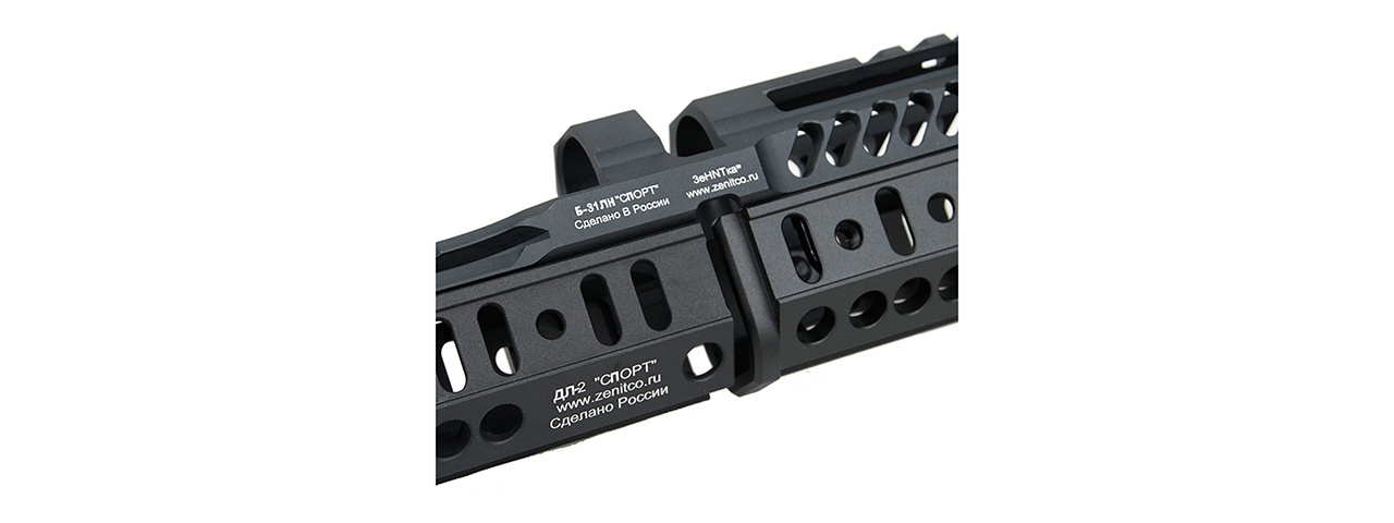 Atlas Custom Works Sport-3 Kit Rail for LCT PP-19 Airsoft AEG Rifles (Color: Black) - Click Image to Close