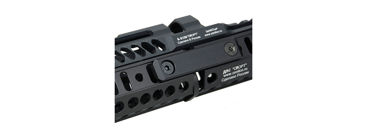 Atlas Custom Works Sport-3 Kit Rail for LCT PP-19 Airsoft AEG Rifles (Color: Black)