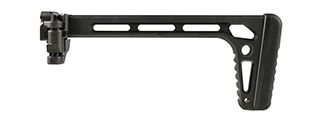 Atlas Custom Works MCX, MPC Minimalist Folding Stock with 1913 Picatinny Rail Folding Mech (Color: Black)