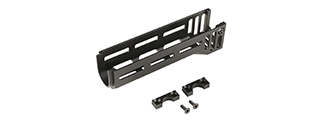 Atlas Custom Works AKM Lower Aluminum Handguard for LCT, GHK, DBoys AK Series Airsoft Rifles (Color: Black)