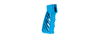 Atlas Custom Works CNC LWP Grip for M4 Airsoft Gas Blowback Rifle (Color: Blue)