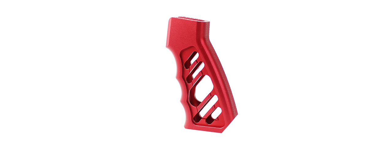 Atlas Custom Works CNC LWP Grip for M4 Airsoft Gas Blowback Rifle (Color: Red) - Click Image to Close