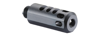 Atlas Custom Works Type 2 Muzzle Compensator for TM Hi-Capa Gas Blowback Pistol (Color: Black)