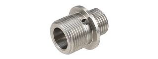 Atlas Custom Works 11mm CW to 14mm CCW Stainless Steel Adapter (Color: Silver)