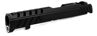 Airsoft Masterpiece Custom "Diva" Aluminum Standard Slide for Hi-Capa/1911 Gas Blowback Pistols (Color: Black)