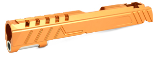 Airsoft Masterpiece Custom "Diva" Aluminum Standard Slide for Hi-Capa/1911 Gas Blowback Pistols (Color: Orange)