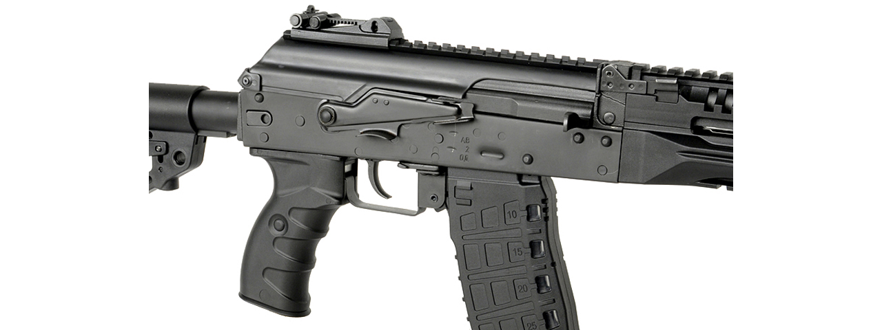 Arcturus AK-12K Steel Bodied Modernized Airsoft AEG Rifle (Color: Black) - Click Image to Close