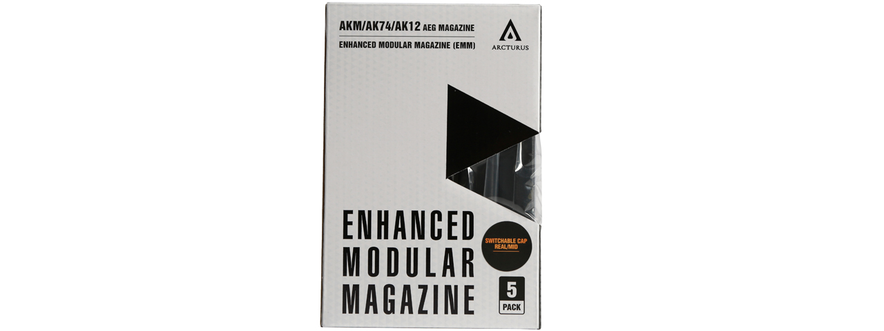 Arcturus AK74 Bakelite 550 Round Hi-Capacity EMM Magazine (Pack of 5)